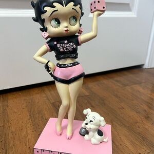 Extremely rare betty boop Bunco Babe with Pudgy by King Features Syndicate